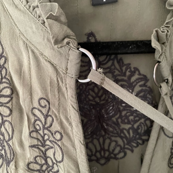 Torrid size 2. Olive green blouse. - Picture 2 of 3